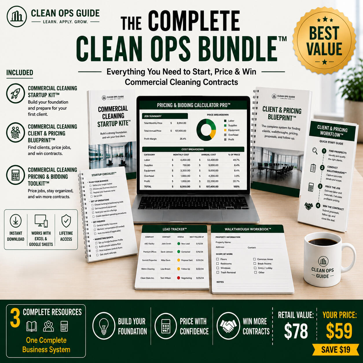 First Commercial Cleaning Client Checklist (Free Download)